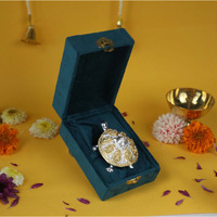 Vastu Turtle with Silver & Gold Plating  Decorative Showpiece with Velvet Box for Home & Office