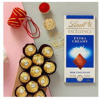 Happy Bhai Dooj Ferrero Rocher And Lint Combo