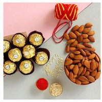 Bhai Dooj Festivity Ferrero Rocher And Almonds Combo