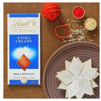 Bhai Dooj Greetings Kaju Katli And Lindt Combo