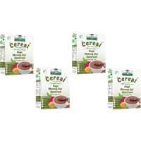 TummyFriendly Foods Organic Sprouted Ragi, Moong Dal, Beetroot Porridge Mix | 800g, (200g each pack) Cereal (800 g, Pack of 4, 6+ Months)