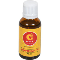 Aura Pure & Natural Mandarin Essential Oil for Improves Skin Tone & Adds Shine To Hair, Cruelty Free (30 ML) (30 ml)