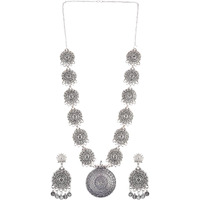 Prizetaa Alloy Silver Jewellery Set (Pack of 1)