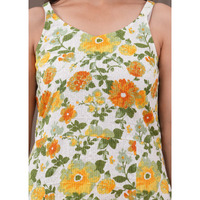 Floral Printed Sleeveless Dress for Women