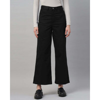 Black Staright Fit Pant