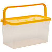 Pick N Carry 3.3LMultipurpose Storage Box | Food Grade, Freezer & Dishwasher Safe (Yellow)