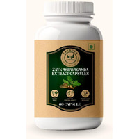 Zaynura Ayurveda | Ashwagandha Extract Capsules | Stress Relief, Immunity & Testosterone Support | Boosts Vitality, Vigour, Stamina & Endurance | Overall Wellness for Men & Women | 60 Capsules