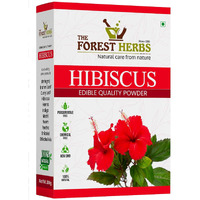 The Forest Herbs Natural Care From Nature Hibiscus Flower Powder 200g (Pack Of 1) | Ideal for Hair pack, Face pack, Eating, and Hibiscus tea | Gudhal Ka Phool Powder | 100% Pure and Natural, No Preservatives