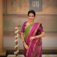 Eevara Green Magenta Kancheevaram Heirloom Silk Saree