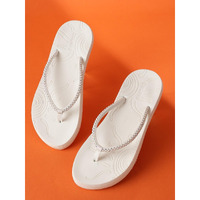 Chupps Women's solis off white Flipflop & Sliders