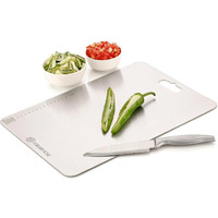Stellar Soul Premium 304 Stainless Steel Chopping Board 35.5 x 25 cm