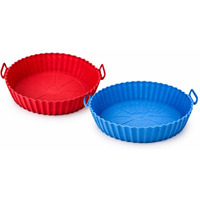 Stellar Soul Air Fryer Silicone Liners 8 Inch (Pack of 2)
