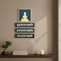 Handmade Buddha Wall Art  Spiritual Decor for Zen & Meditation Rooms