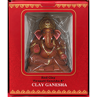Traditional Ganesh Idol with Royal Seated Design 6 Inch