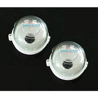 Safe-O-Kid 2 Gas Stove Knob Covers/Guards, Indoor Baby Safety, Transparent, Pack of 2 (Size: Pack of 2)