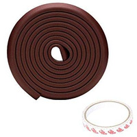 Safe-O-Kid- Pack of 4 - High Quality- High Density Edge Guards - 5 MTR (Brown) (Size: Pack of 4)