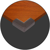 Safe-O-Kid - Pack of 4 - High QualityHigh Density L-Shaped Large Nbr Corner Cushions - Dark Brown