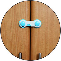 Safe-O-Kid - (Pack of 8) - Easy to Use, Durable, Colorful Child Proof Cabinet Lock