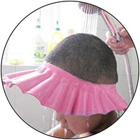 Pack of 4 - No Tears, Fit-All Adjustable Kid's Shampoo Hat