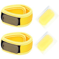 Safe-O-Kid - Reusable Comfortable Multicolor Fabric Mosquito Repellant Band