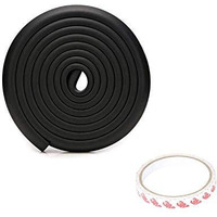 Safe-O-Kid- Pack of 1 - High Quality- High Density Edge Guards - 5 MTR (Black) (Size: Pack of 1)