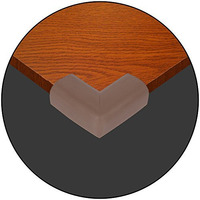 Safe-O-Kid - High Quality L-Shaped - Large Nbr Corner Cushions - (Pack of 4), Brown
