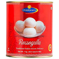 Ghasitaram's Rossogulla - 1 Kg (2.2 Lb) [50% Off]