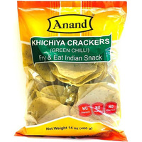 Anand Khichiya Crackers Green Chilli - 400 Gm (14 Oz) [FS]