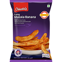 Chheda's Long Masala Banana Chips - 170 Gm (6 Oz)