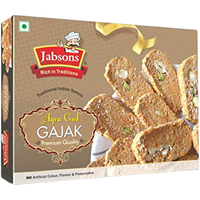 Jabsons Agra Gud Gajak - 400 Gm (14 Oz)