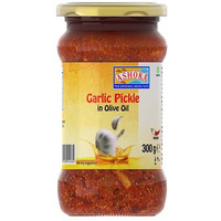 Ashoka Garlic Pickle In Olive Oil - 300 Gm (10.6 Oz) [FS]