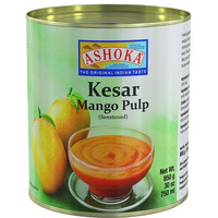 Ashoka Kesar Mango Pulp - 850 Gm (1.87 Lb)