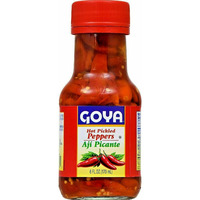 Goya Hot Pickled Peppers - 6 Fl Oz (178 Ml)