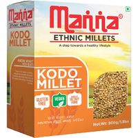 Manna Pearled Unpolished Ethnic Millets Kodo Millet - 500 Gm (1.1 Lb) [50% Off]