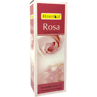Heritage Agarbatti Rose Agarbatti Incense Sticks- 120 Pc