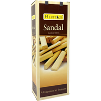 Heritage Agarbatti Sandal Incense Sticks - 120 Sticks