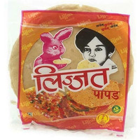 Lijjat Plain Udad Papad - 200 Gm (7 Oz)