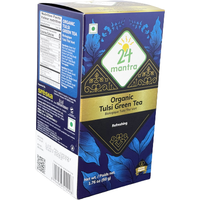 24 Mantra Organic Tulsi Green Tea - 50 Gm (1.76 Oz)