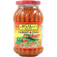 Mother's Recipe Carrot & Chilli Pickle - 500 Gm (1.1 Lb)