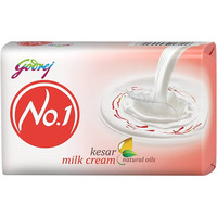 Godrej No 1 Saffron & Milk Cream Soap - 95 Gm (3.32 Oz) [50% Off]