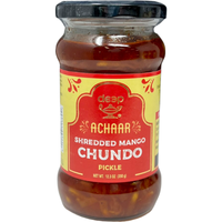 Deep Shredded Mango Chundo Pickle - 350 Gm (12.3 Oz)