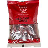 Deep Red Chilli Whole - 100 Gm (3.5 Oz)