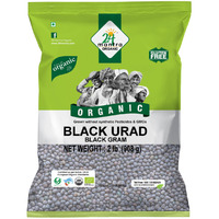 24 Mantra Organic Black Urad Whole - 2 Lb (908 Gm)