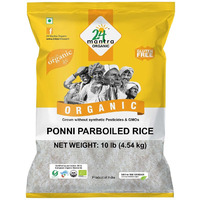 24 Mantra Organic Ponni Parboiled Rice - 10 Lb (4.5 Kg)