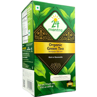 24 Mantra Organic Green Tea - 100 Gm (3.5 Oz)