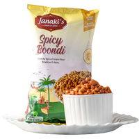 Janakis Spicy Boondi - 200 Gm (7 Oz)  [Buy 3 Get 1 Free]