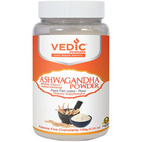 Vedic Ashwagandha Powder - 100 Gm (3.52 Oz) [50% Off]