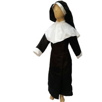 KFD Nun Fancy Dress For Kids,Our Helper Costume For Annual Function/Theme Party/Competition/Stage Shows Dress