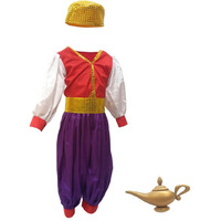KFD Aladdin Fancy dress for kids,Fairy Teles,Story book Costume for Annual function/Theme Party/Competition/Stage Shows/Birthday Party Dress