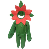KFD Red flower fancy dress for kids,Nature Costume for Annual function/Theme Party/Stage Shows/Competition/Birthday Party Dress
